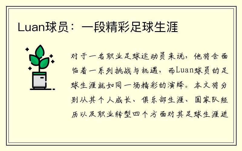 Luan球员：一段精彩足球生涯